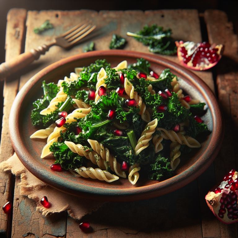 פסטה עם קייל וגרעיני חמנייה – מתכון סופר בריא וטעים