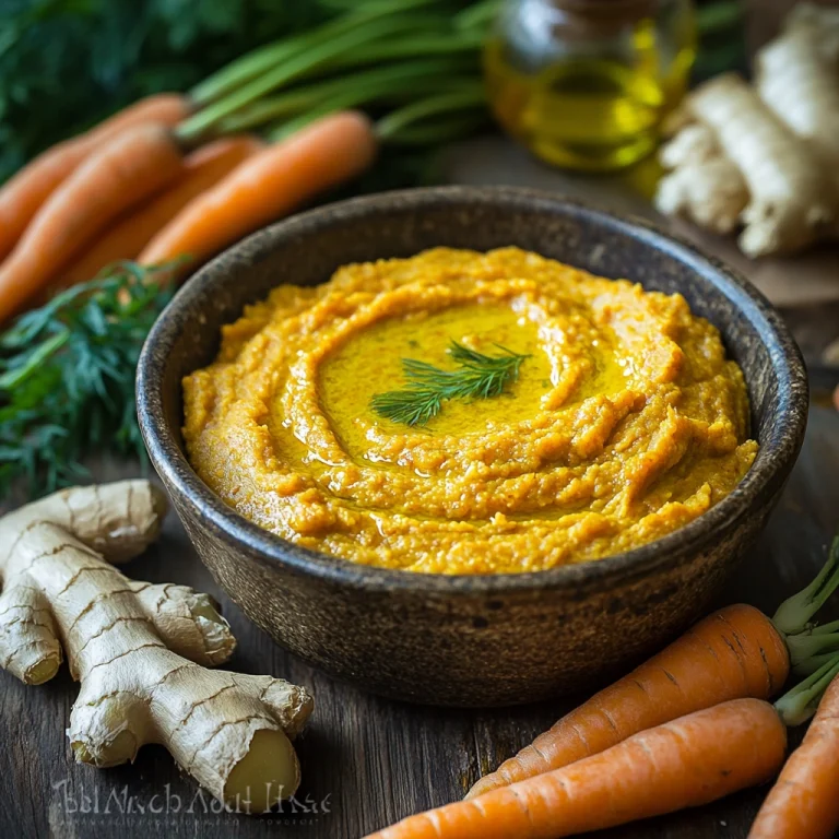 ממרח גזר וזנגביל: הקומבינציה הבריאה שלא חשבתם לנסות