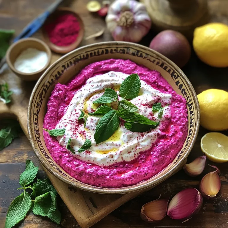מתבל סלק ויוגורט – צבעוני וקל להכנה