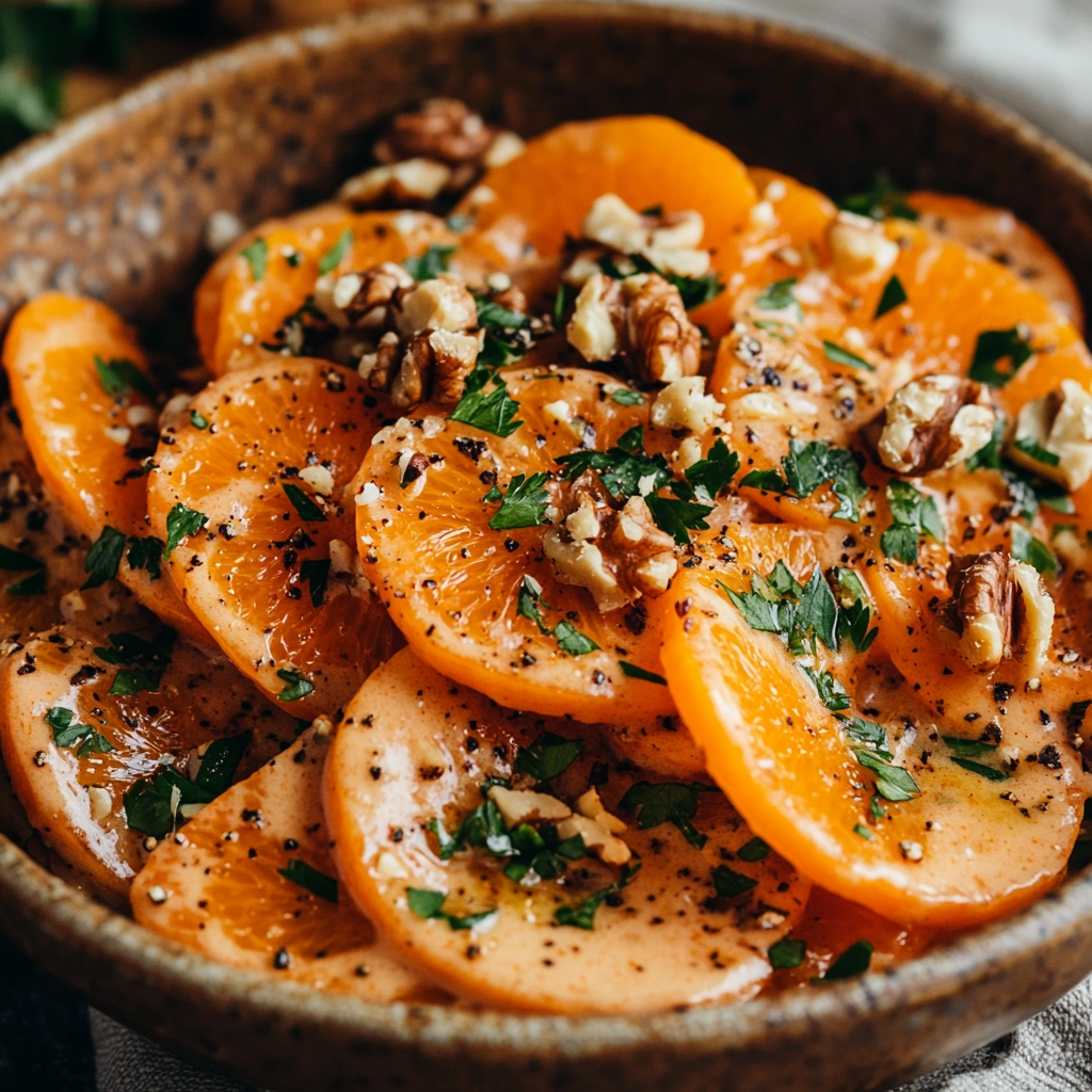 סלט גזר ותפוזים עם טחינה: השילוב המושלם למנה מרעננת