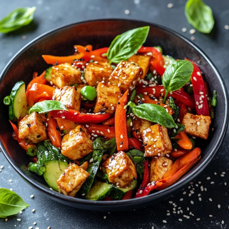 סלט טופו וירקות מוקפצים – מתכון פצצה שכולם יטרפו