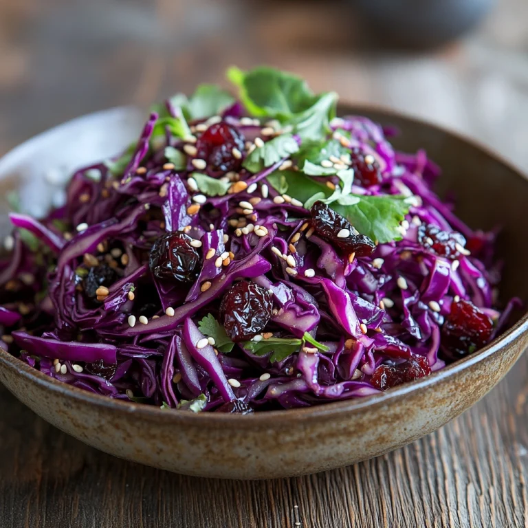 סלט כרוב אדום עם חמוציות ושומשום קלוי – מתכון פצצה לארוחה קלילה