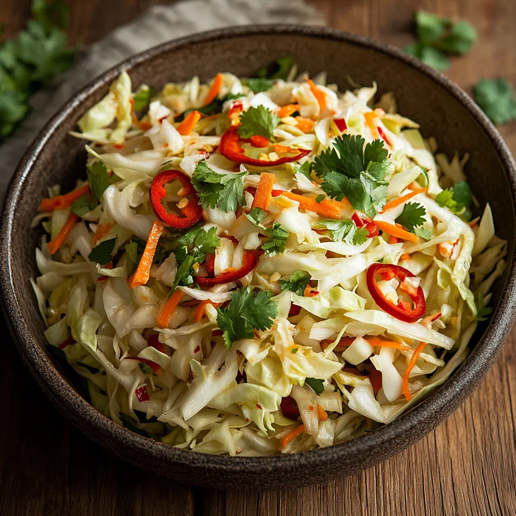 סלט כרוב חריף לחובבי הפיקנטי