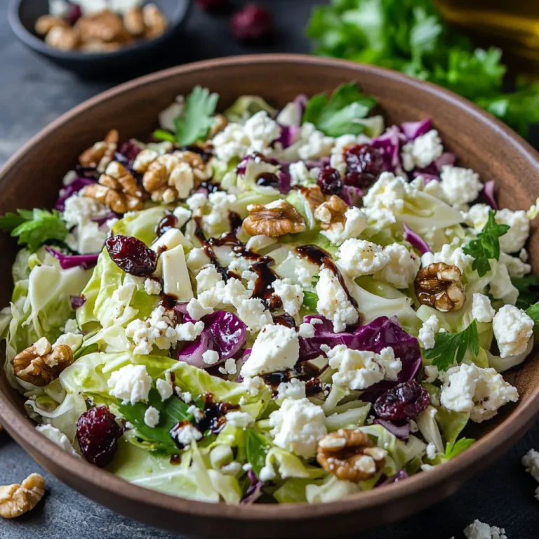 סלט כרוב מהיר עם נגיעות של חומץ בלסמי