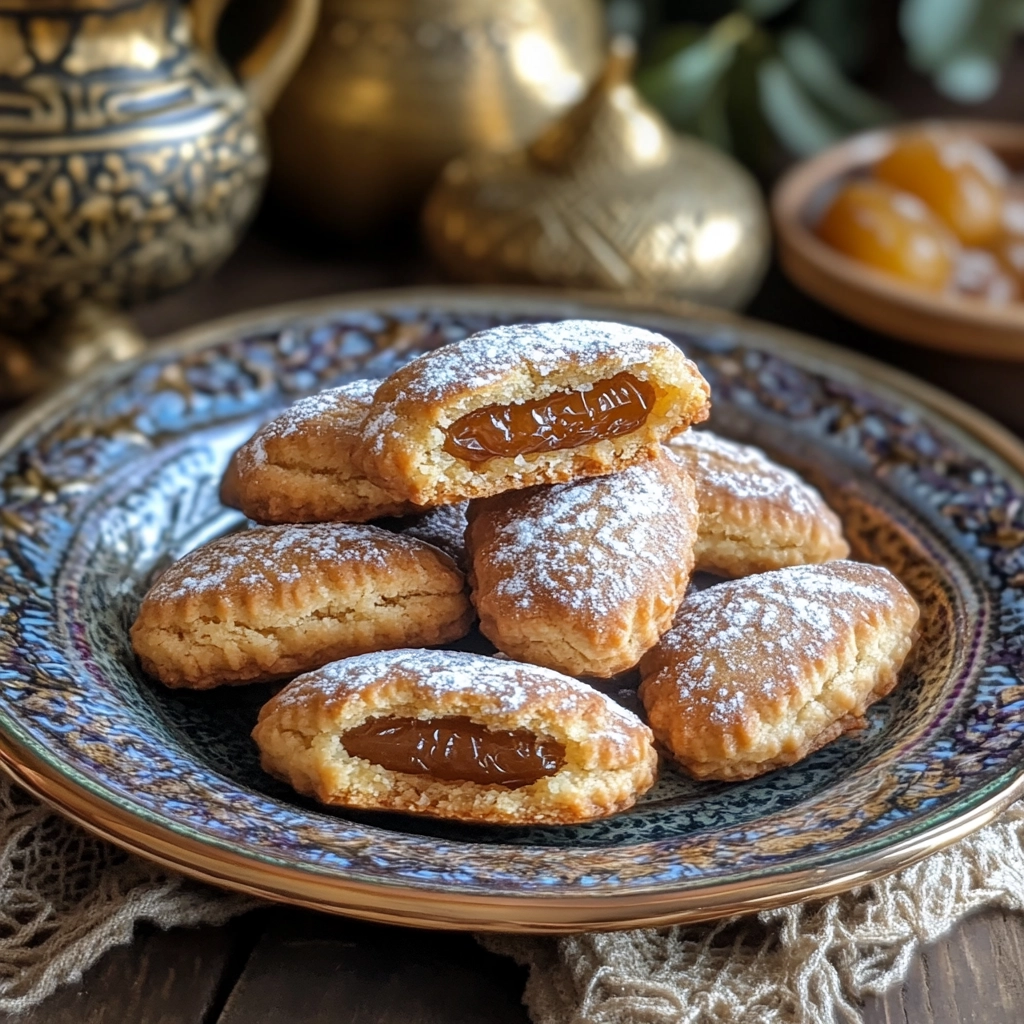 עוגיות תמרים מהירות בסגנון מרוקאי