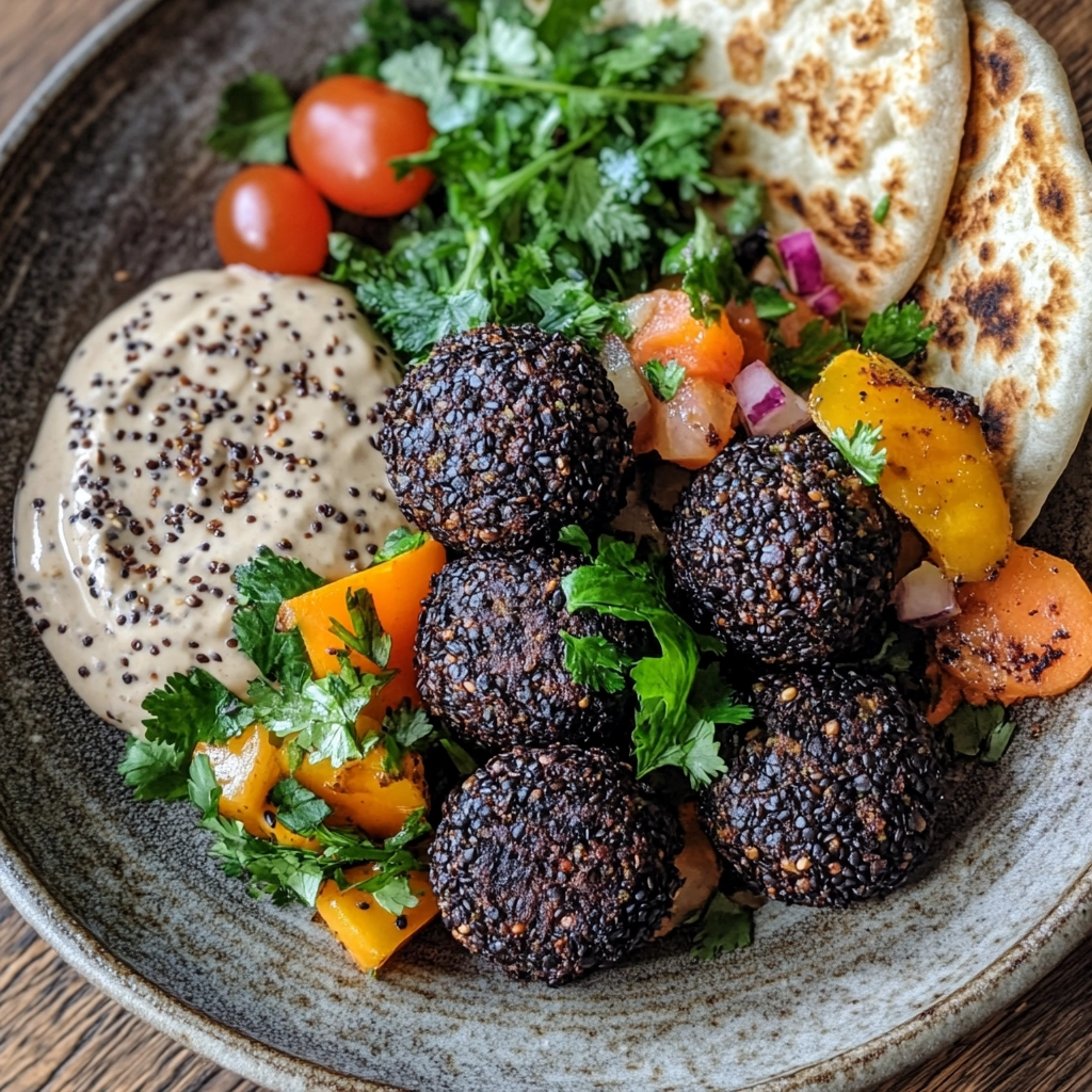 פלאפל עדשים שחורות: הגרסה המפתיעה של המאכל האהוב