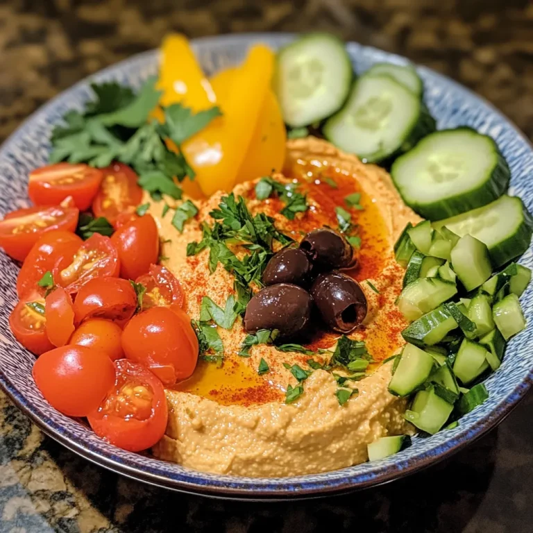 חומוס עם ירקות: שילובים בריאים לחיזוק התפריט