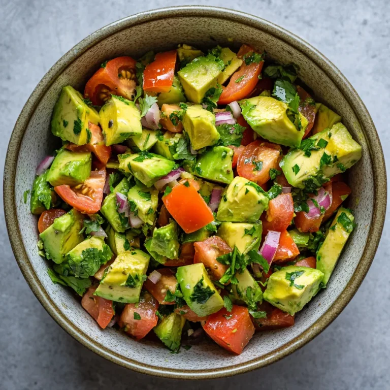 סלט אבוקדו ועגבניות - שילוב קלאסי ומרענן