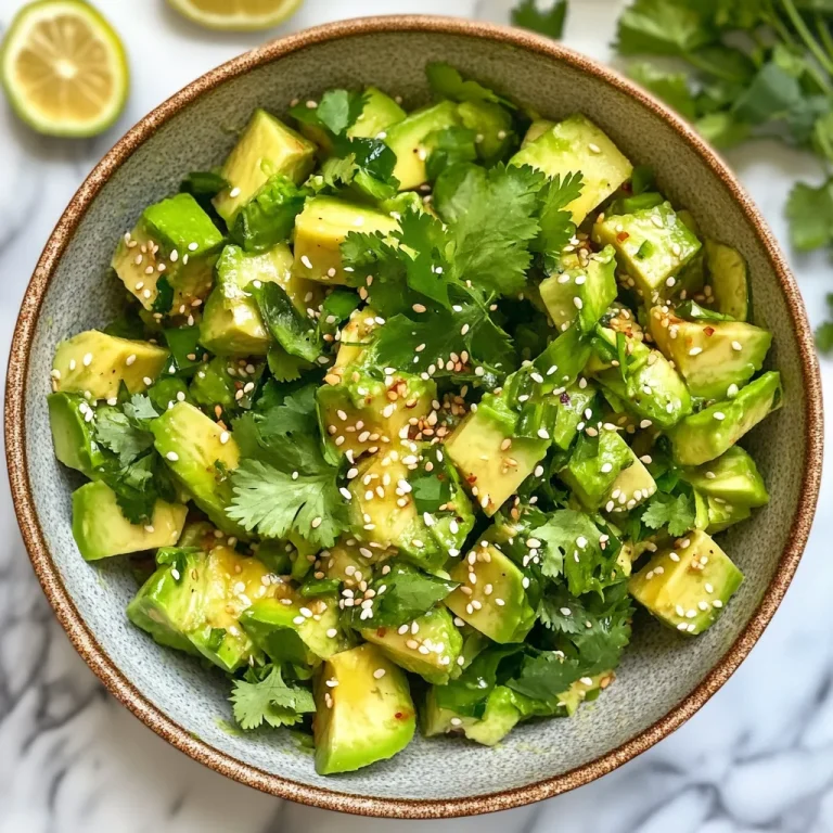 סלט אבוקדו ושומשום קלוי - פריך וממכר
