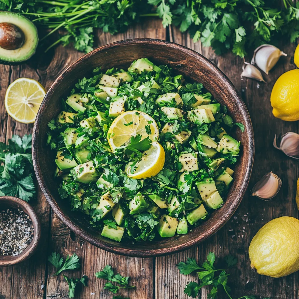 סלט אבוקדו עם לימון - טעם רענן ומהיר