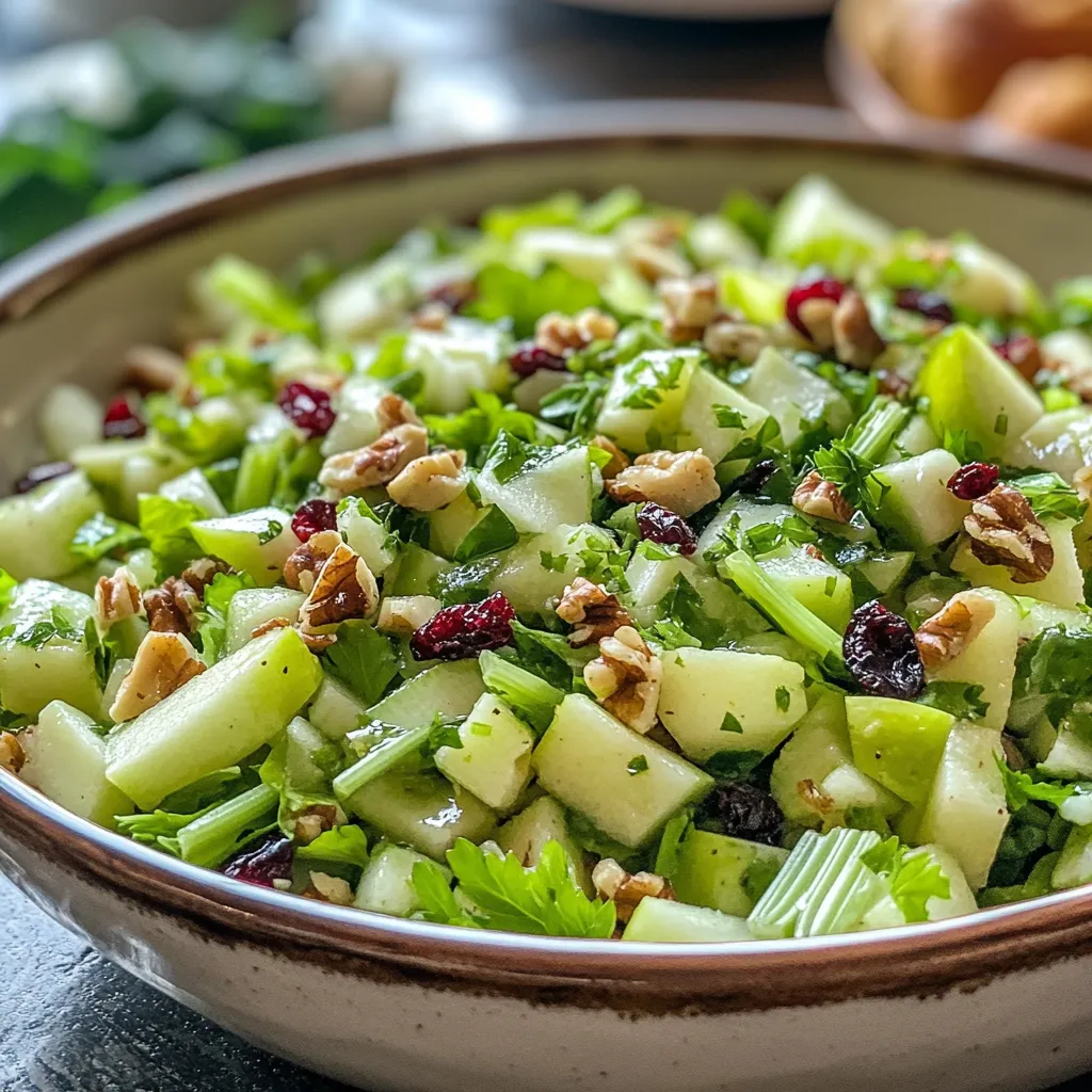 סלט אנדיב עם סלרי קצוץ - קליל ומיוחד