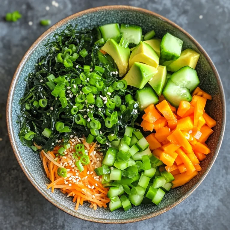 סלט אצות עם רוטב וואסאבי – חריף ומעניין