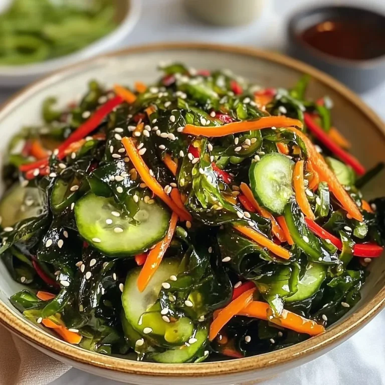 סלט אצות עם רוטב חמצמץ – טעם מתקתק וחמצמץ