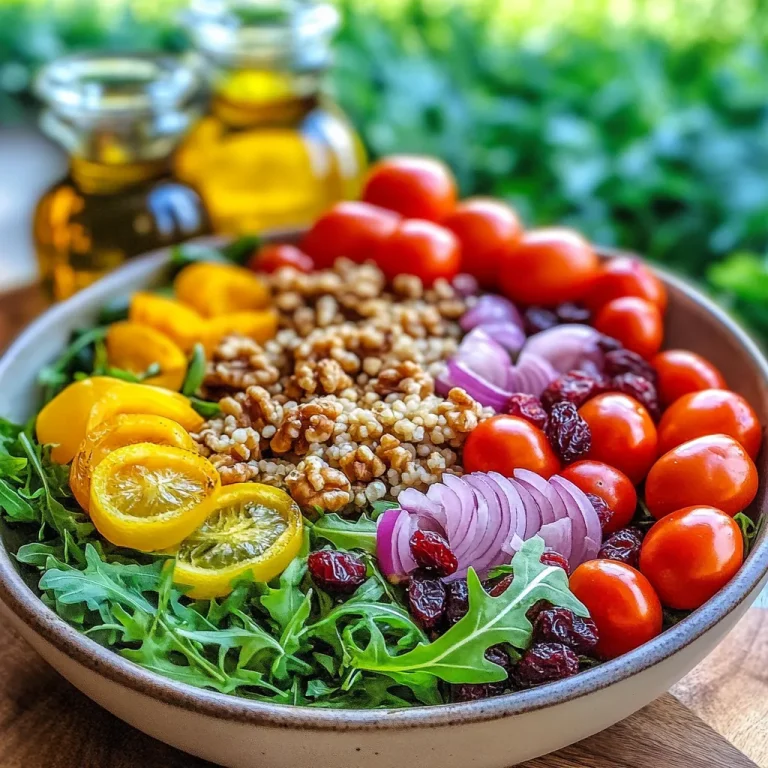 סלט בורגול וארוגולה - ירוק וקליל