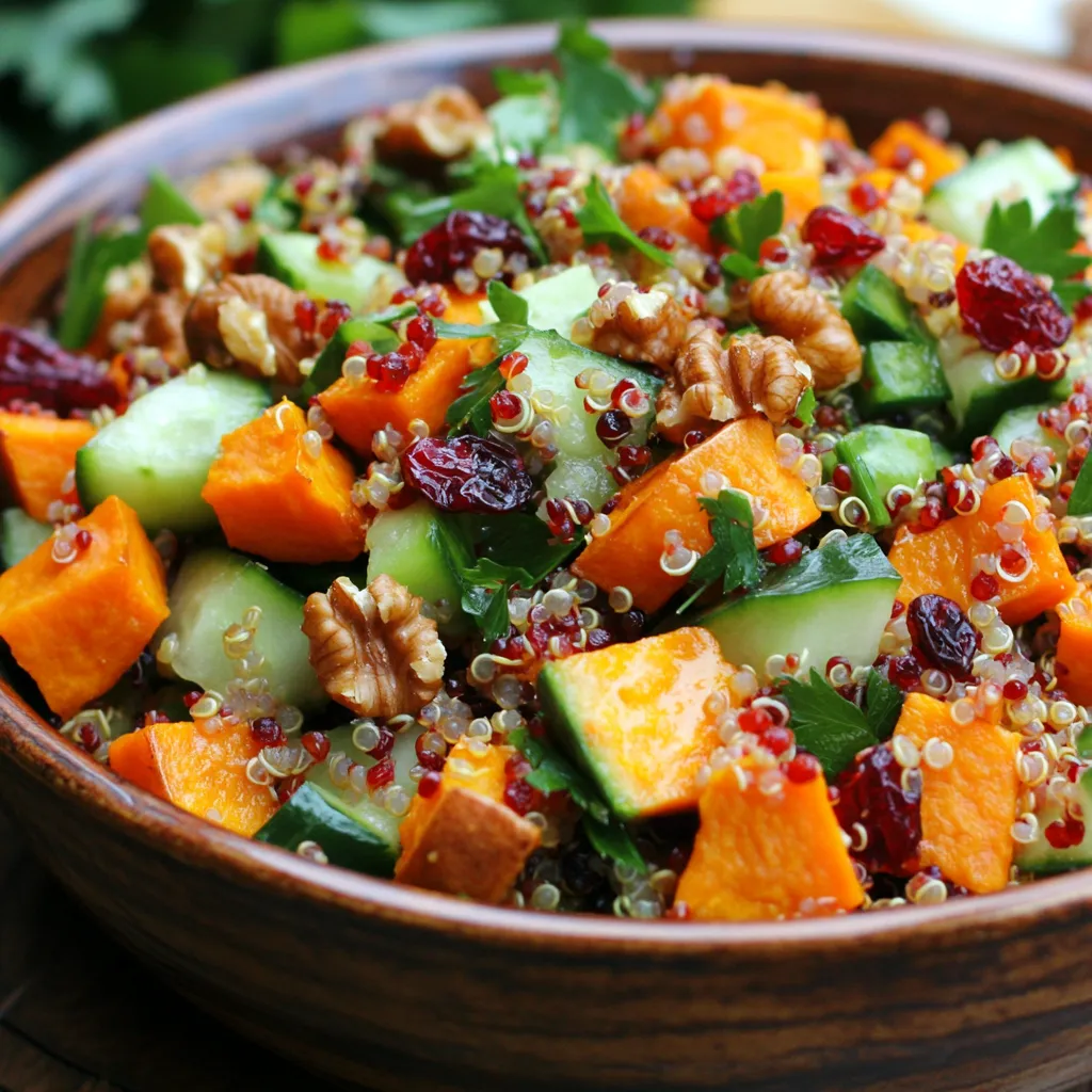 סלט בטטה עם קינואה – סלט מזין ומשביע