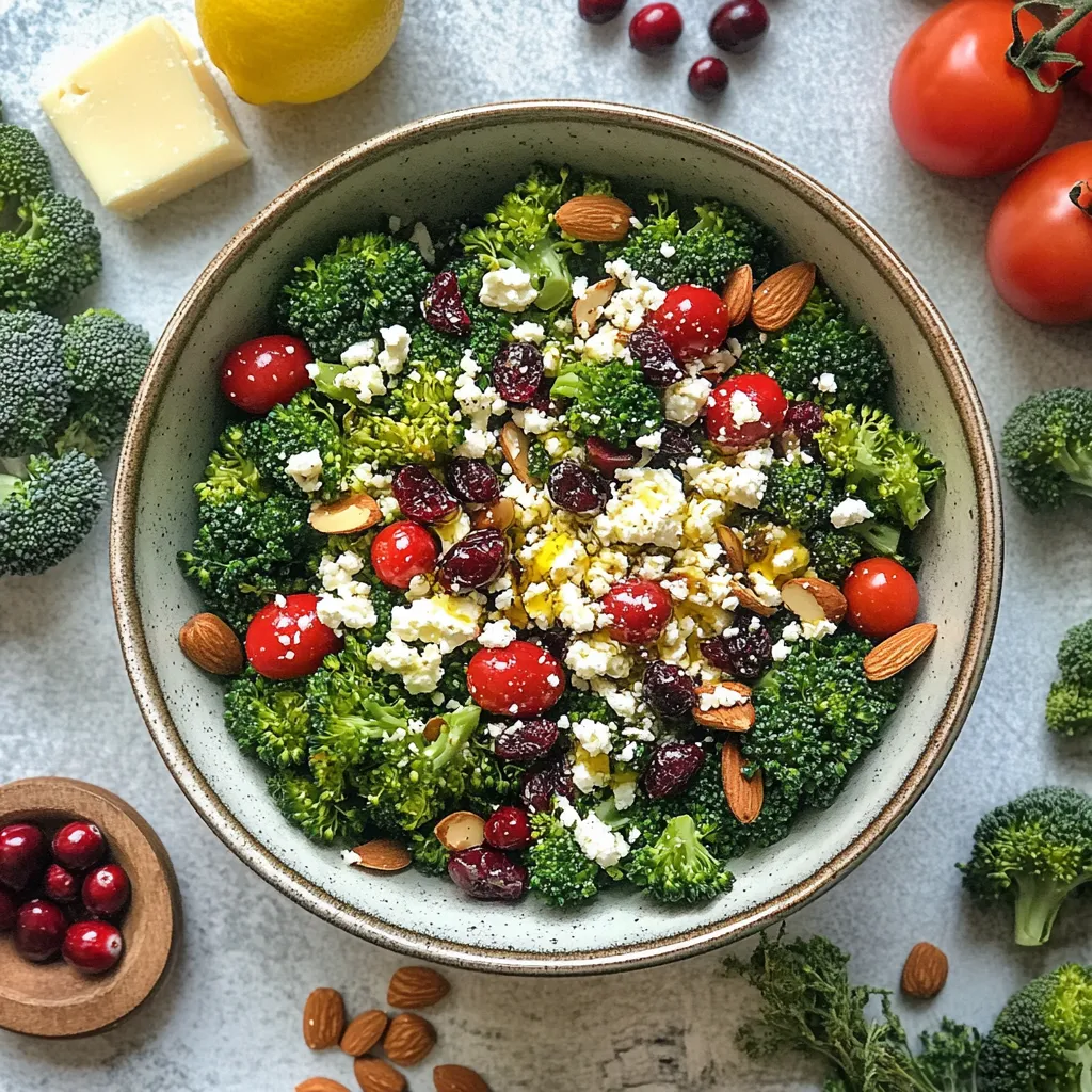 סלט ברוקולי טרי
