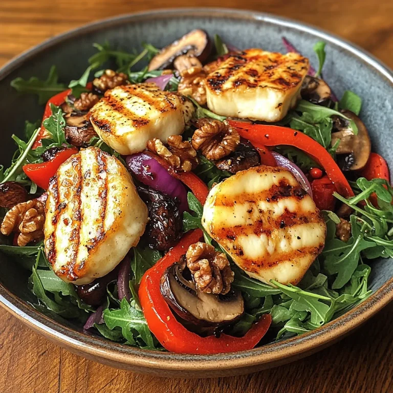 סלט חלומי ופטריות – חוויה בטעם מעושן