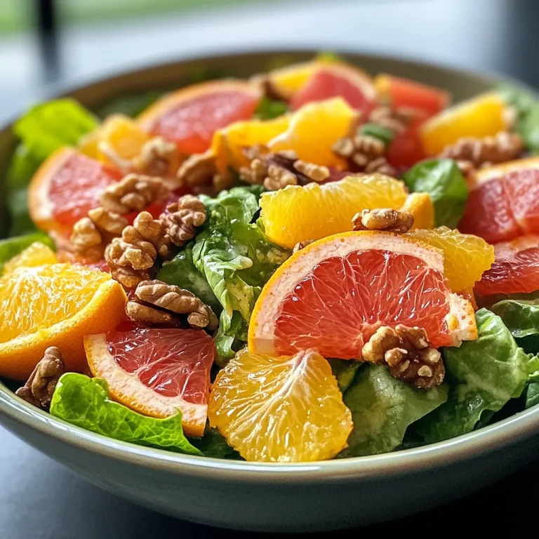 סלט חסה ופרי הדר ב-3 דקות - מרענן וקליל