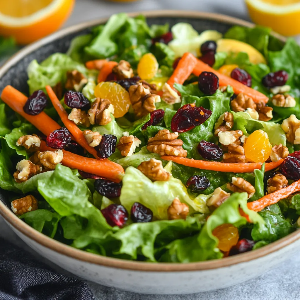 סלט חסה עם גזר וגזר צבעוני - טעים ב-5 דקות