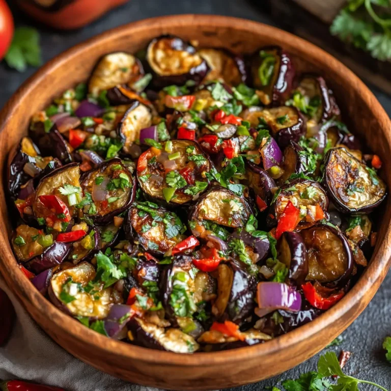 סלט חצילים פיקנטי: מתכון חריף ומעורר תיאבון