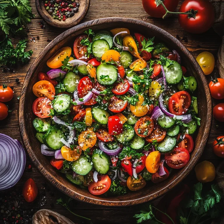 סלט ירקות קלאסי – פשוט וטעים