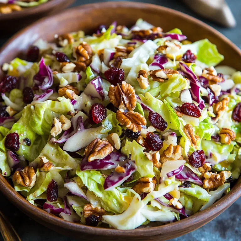 סלט כרוב ברוטב חרדל ודבש - מושלם ומהיר