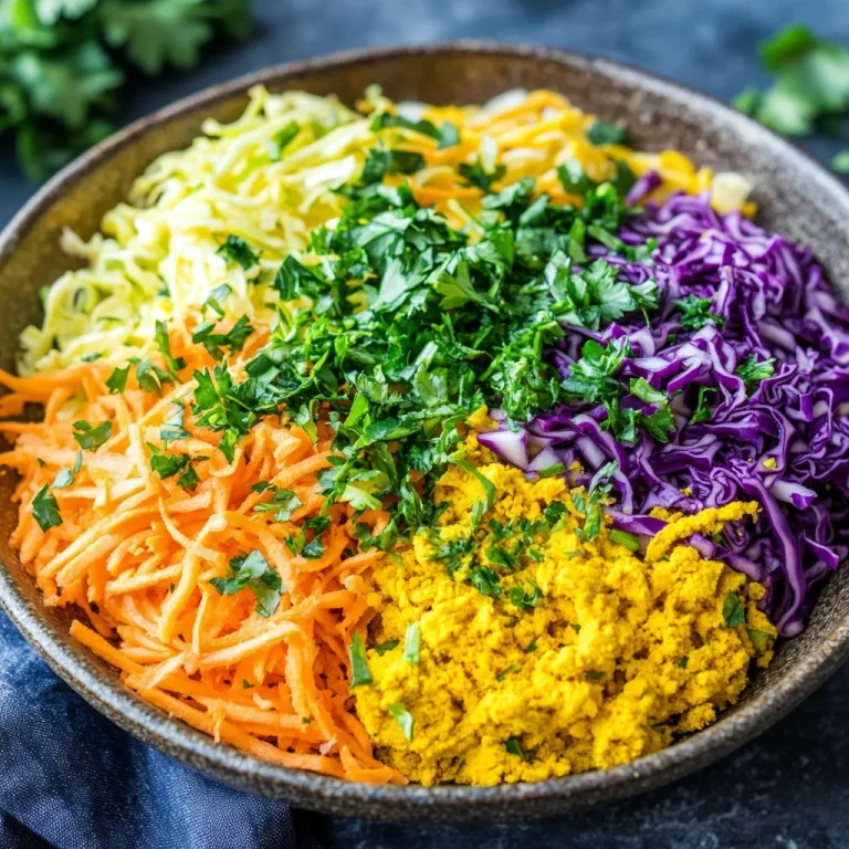 סלט כרוב עם כורכום - סלט צבעוני ובריא