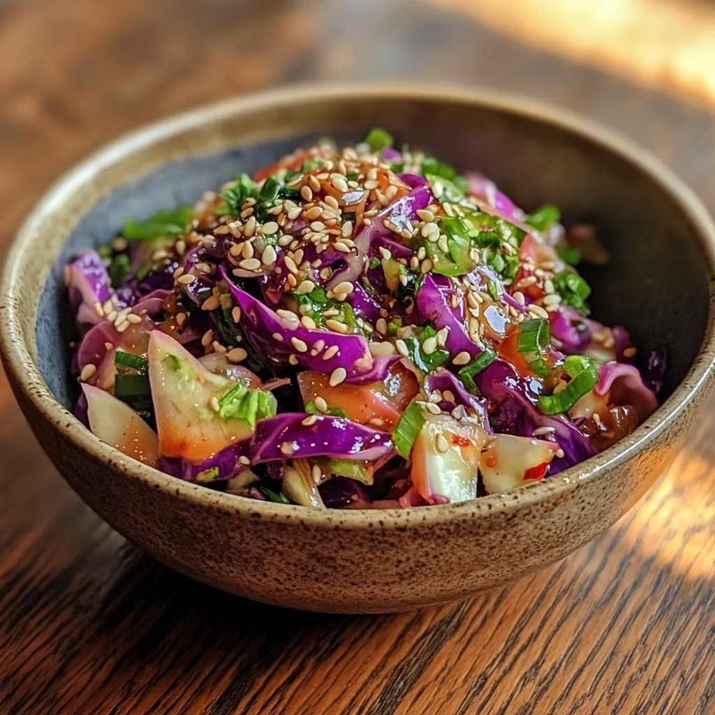 סלט כרוב עם סילאן ושומשום - מתוק ומיוחד ב-5 דקות