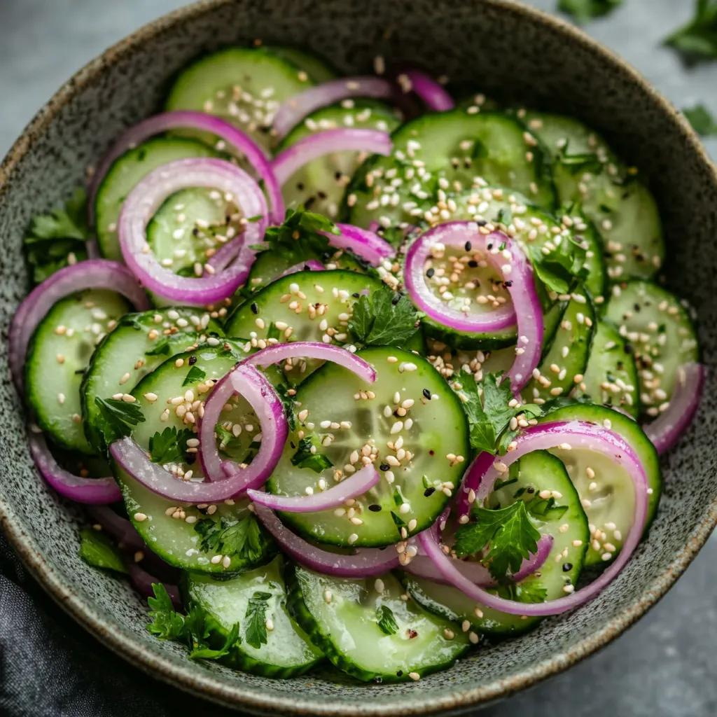 סלט מלפפונים בתחמיץ - מתכון פשוט ומהיר