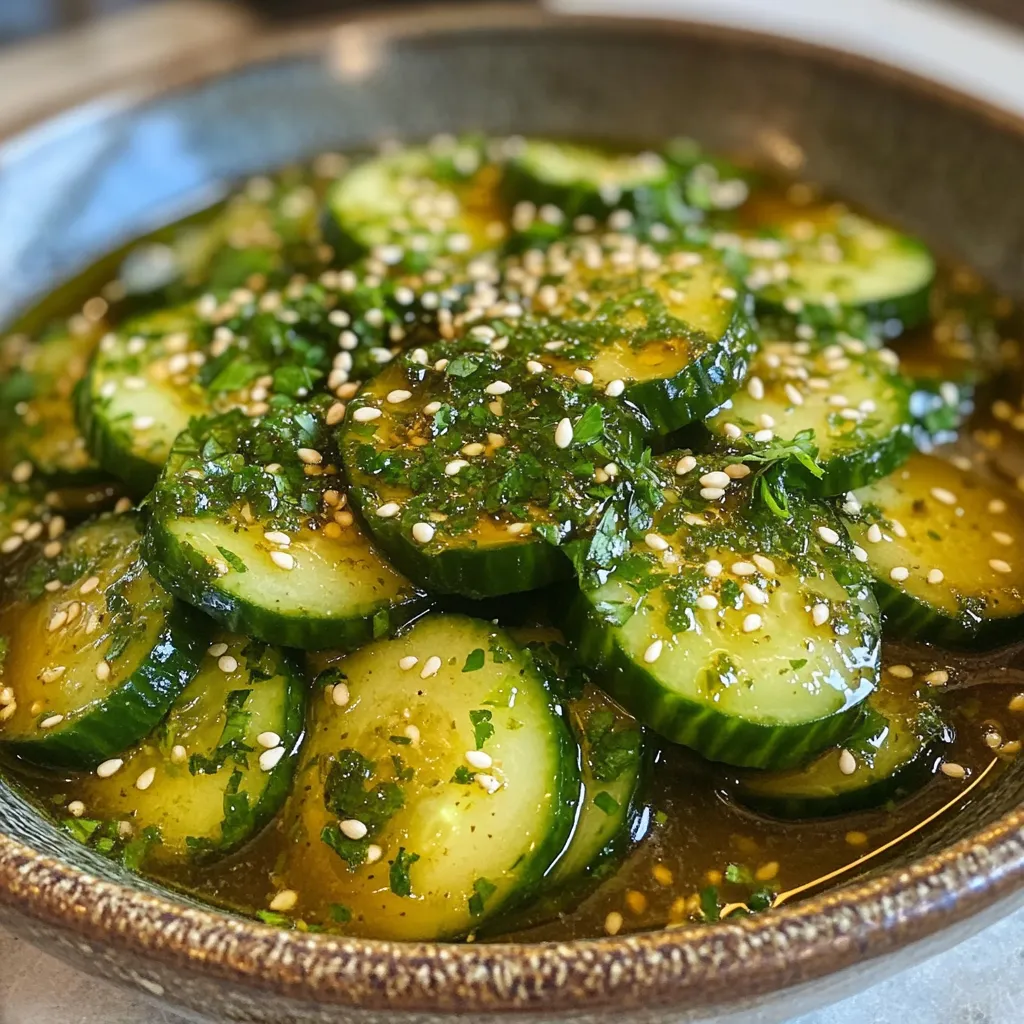 סלט מלפפונים עם רוטב חרדל - טעמים עשירים ב-3 דקות