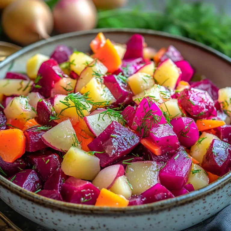 סלט סלק בסגנון רוסי