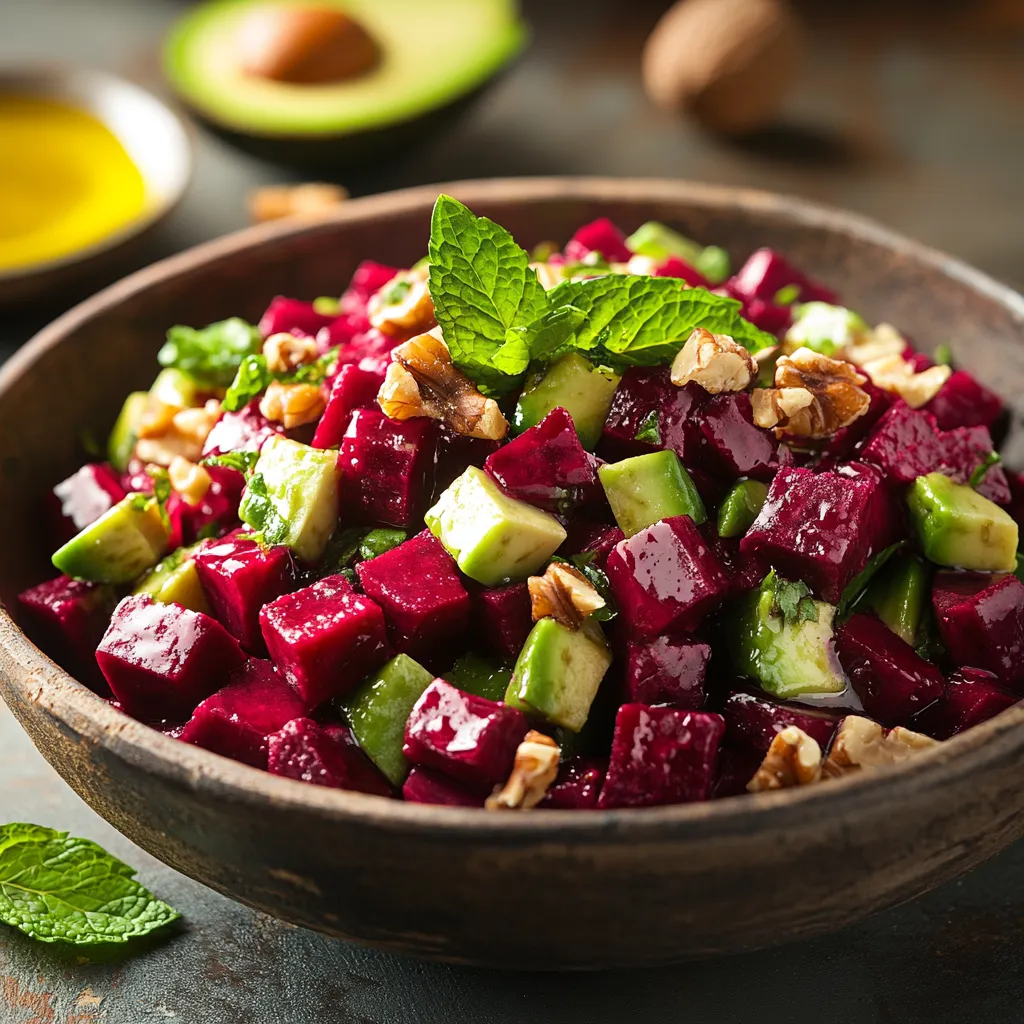 סלט סלק ואבוקדו