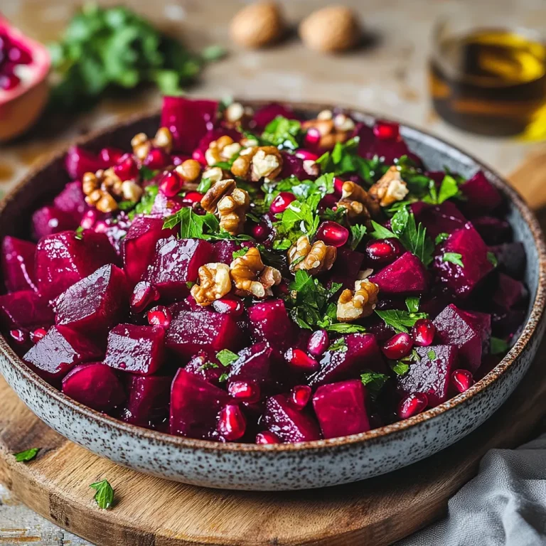 סלט סלק עם רימון