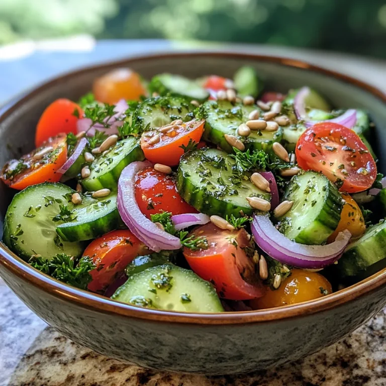 סלט פטרוזיליה עם גרעיני חמניה