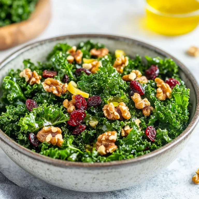 סלט קייל עם חמוציות - קליל ומתוק ב-3 דקות