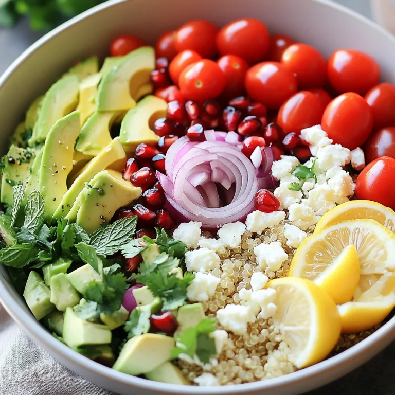 סלט קינואה עם אבוקדו - סלט קרמי ומושלם