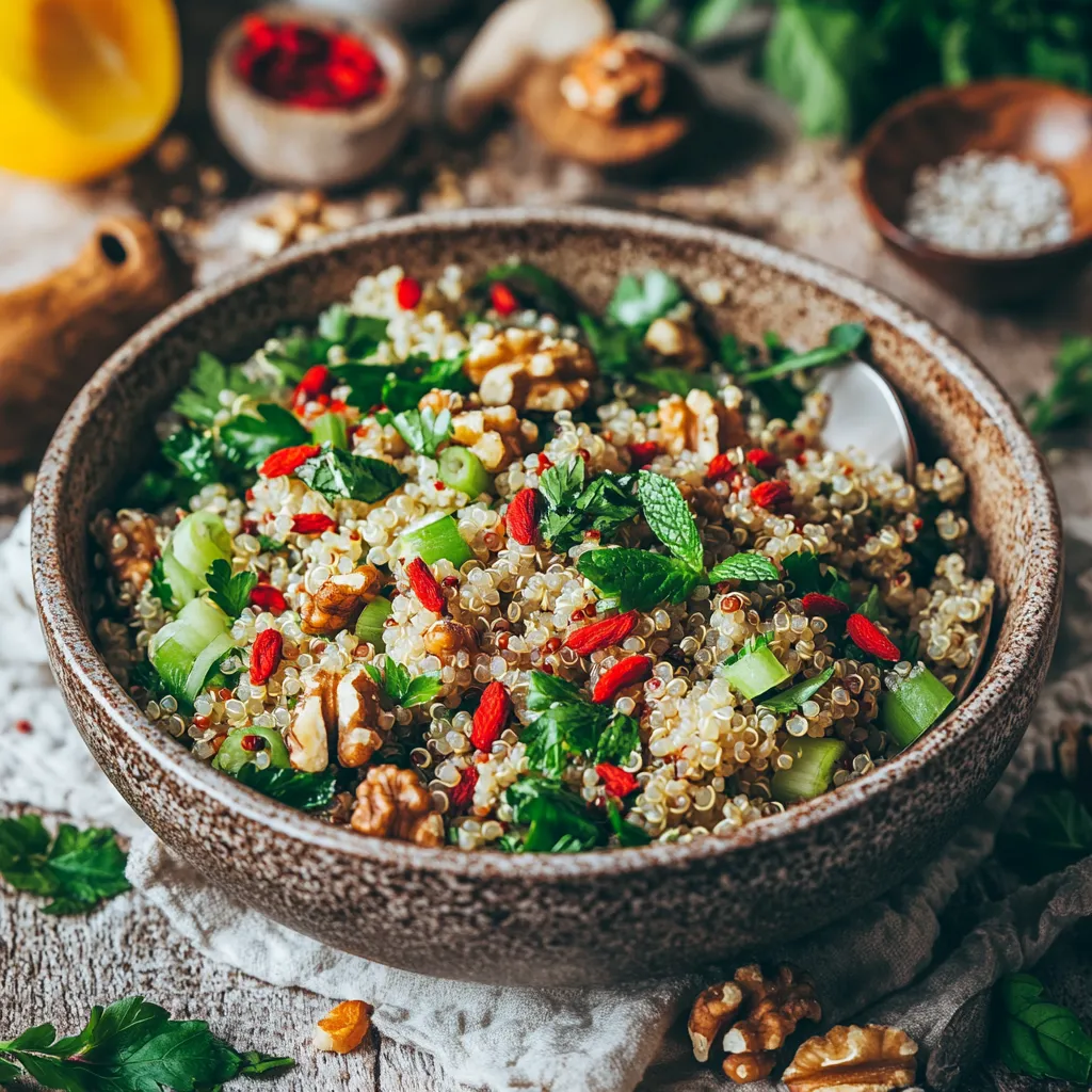 סלט קינואה עם גוג'י ברי - סופר-פוד מושלם ומומלץ