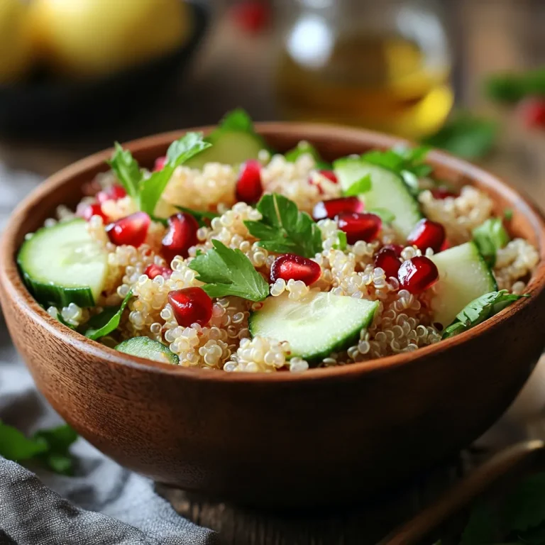 סלט קינואה עם מלפפון - פשוט מושלם ב-5 דקות