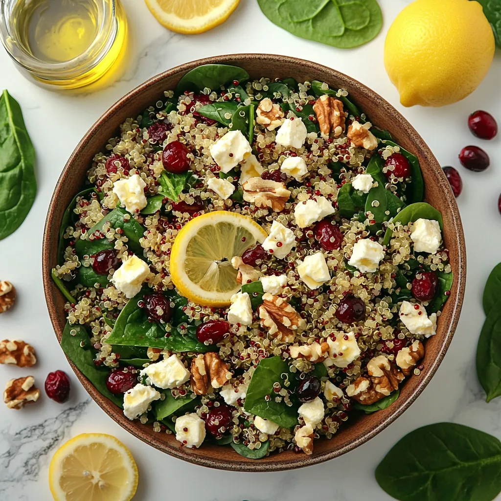 סלט קינואה עם תרד - ירוק ומהמם ב-5 דקות