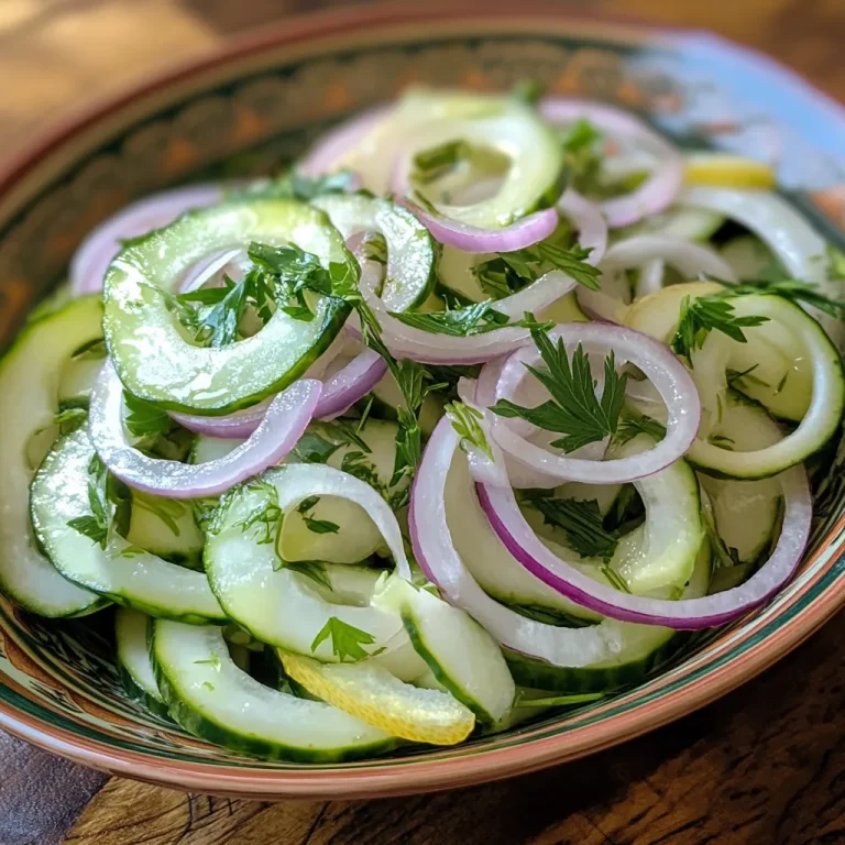 סלט שומר ומלפפון - קליל ומרענן