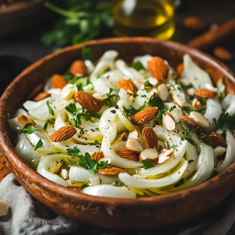 סלט שומר עם שקדים - פריך וממכר