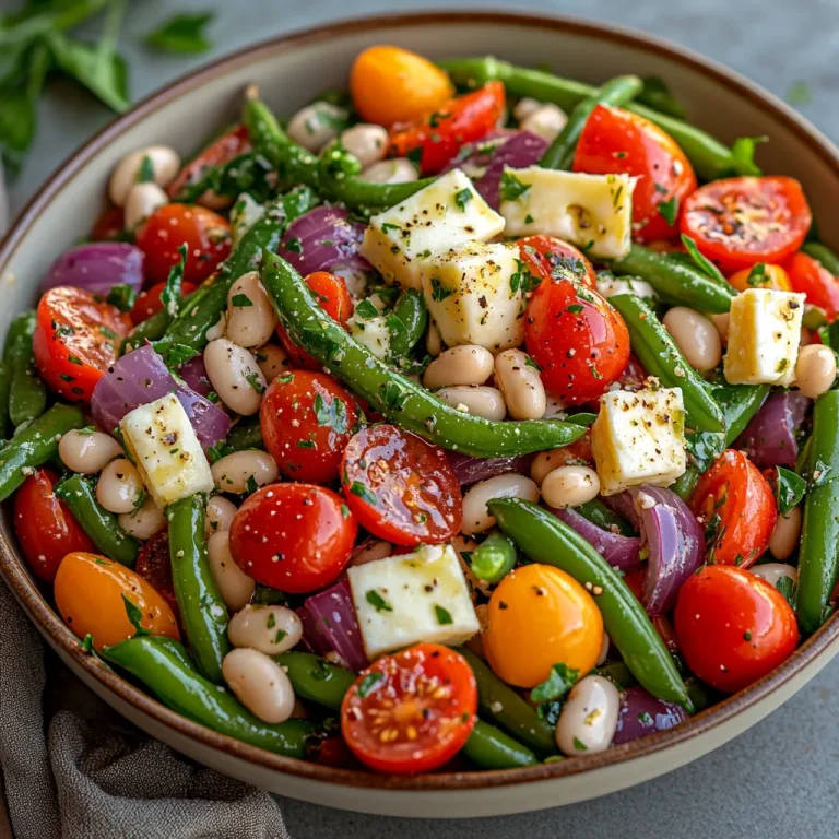 סלט שעועית עם בולגרית