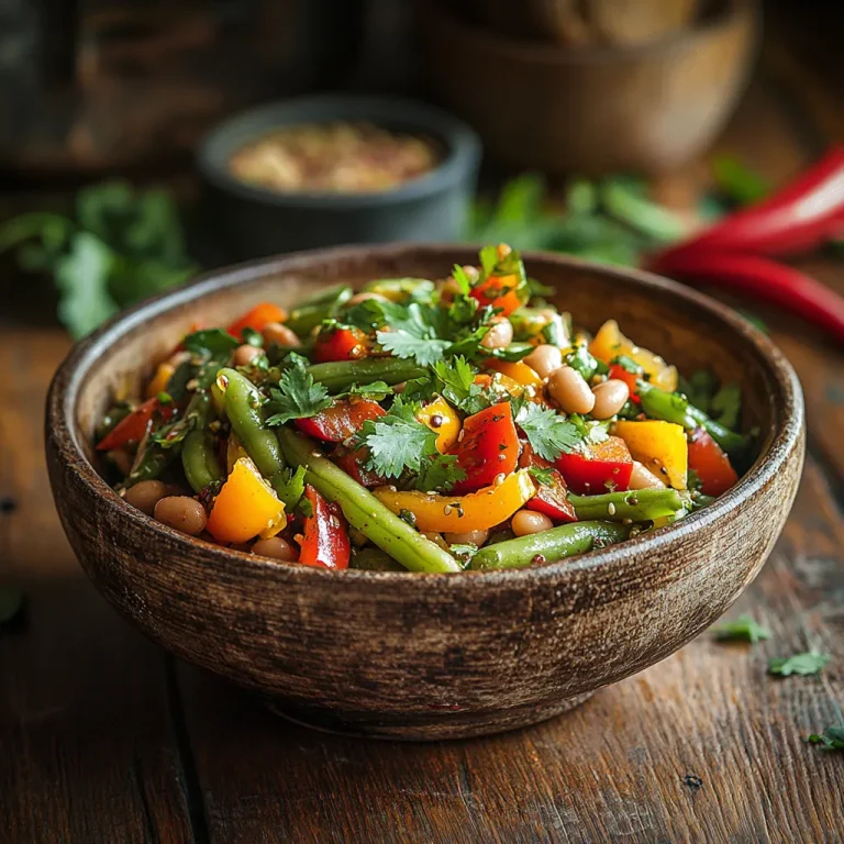 סלט שעועית פיקנטי