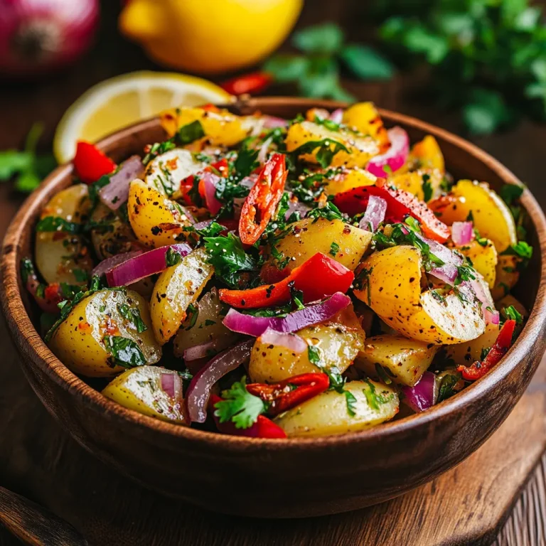 סלט תפוחי אדמה חריף - פיקנטי ומיוחד