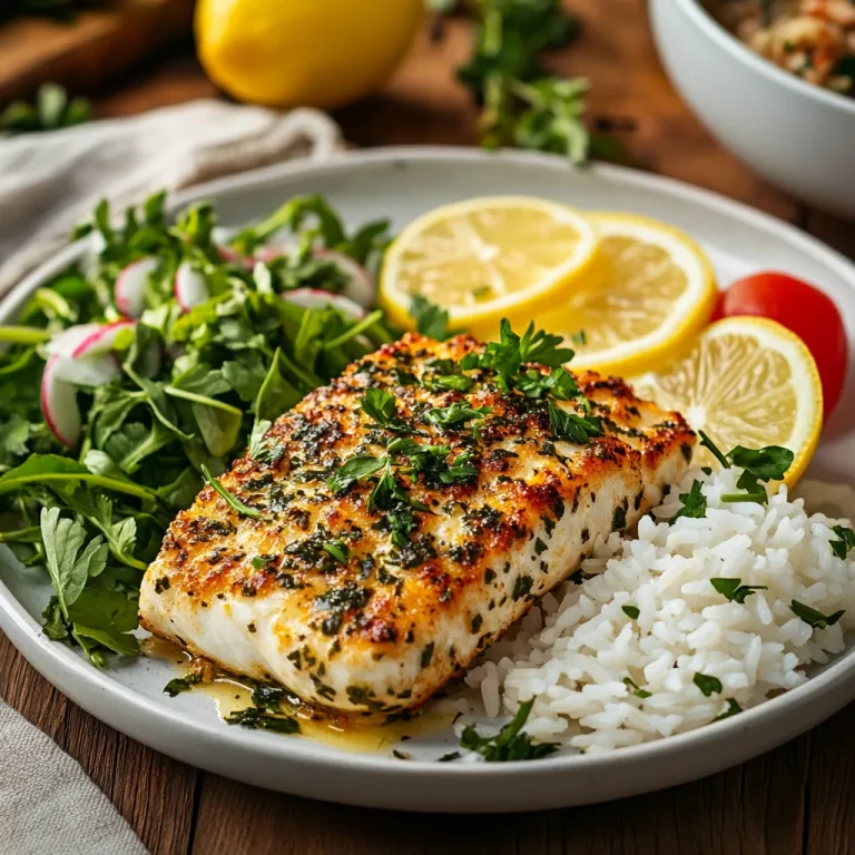 פילה דג עם עשבי תיבול: קל, טעים, ופשוט מושלם לארוחה מהירה