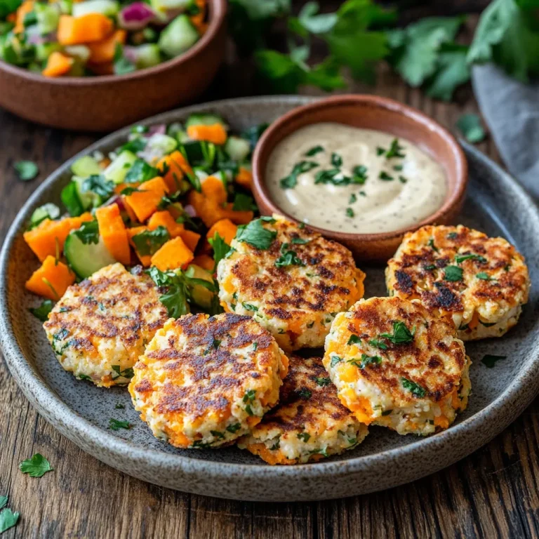 קציצות דג אפויות עם קוביות בטטה מגורדות